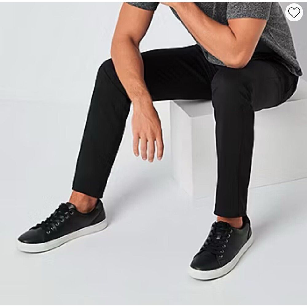 Stylus Men's 5 Pocket Pant Stretch Slim Fit Size W 32" x 34" Black MSRP  $60 NWT